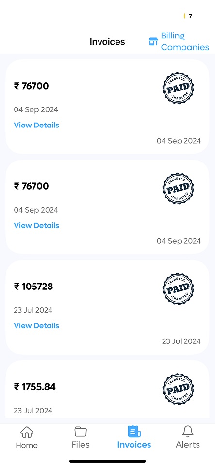 Invoice paid (sample)